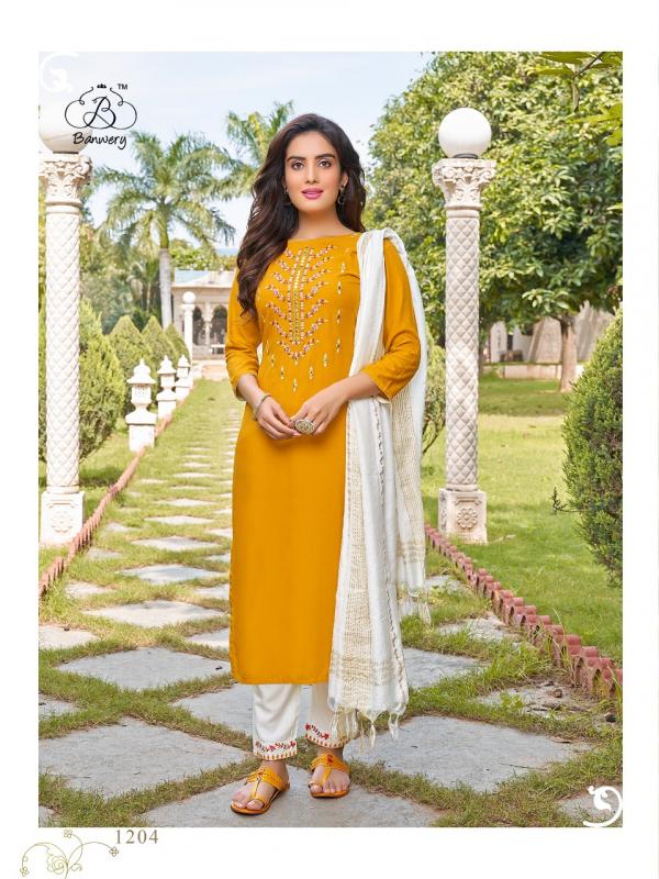 Banwery Chunari Rayon Designer Readymade Salwar 